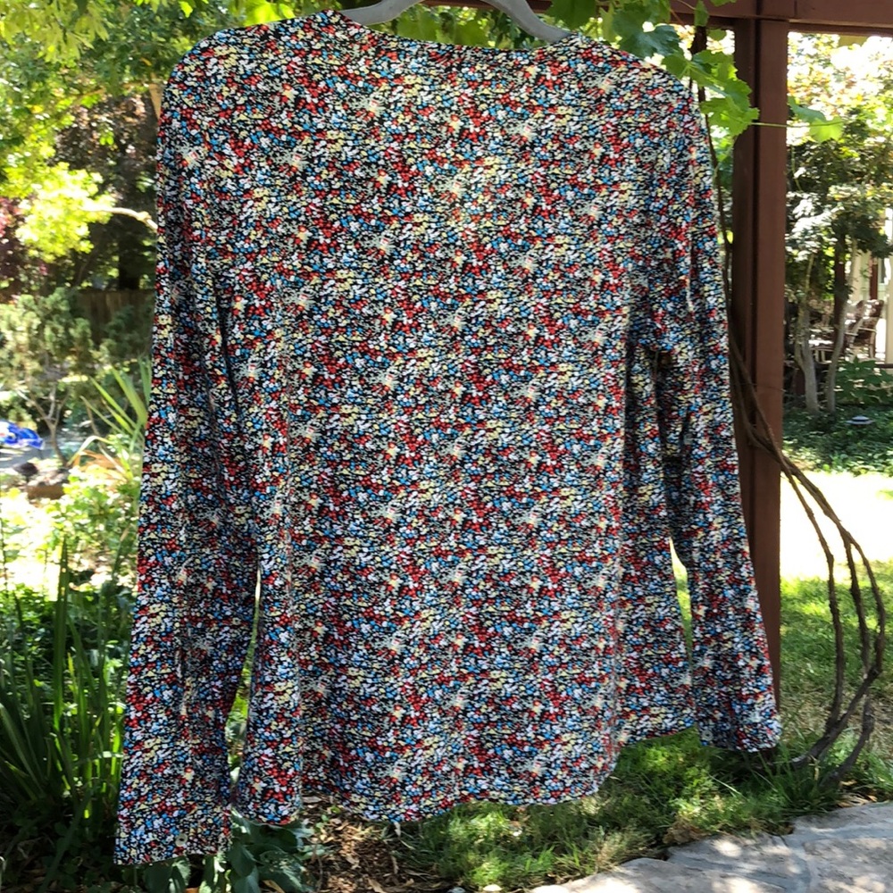 🌺 Meadow Rue for Anthropologie Floral L/S Top XS! - Picture 10 of 11